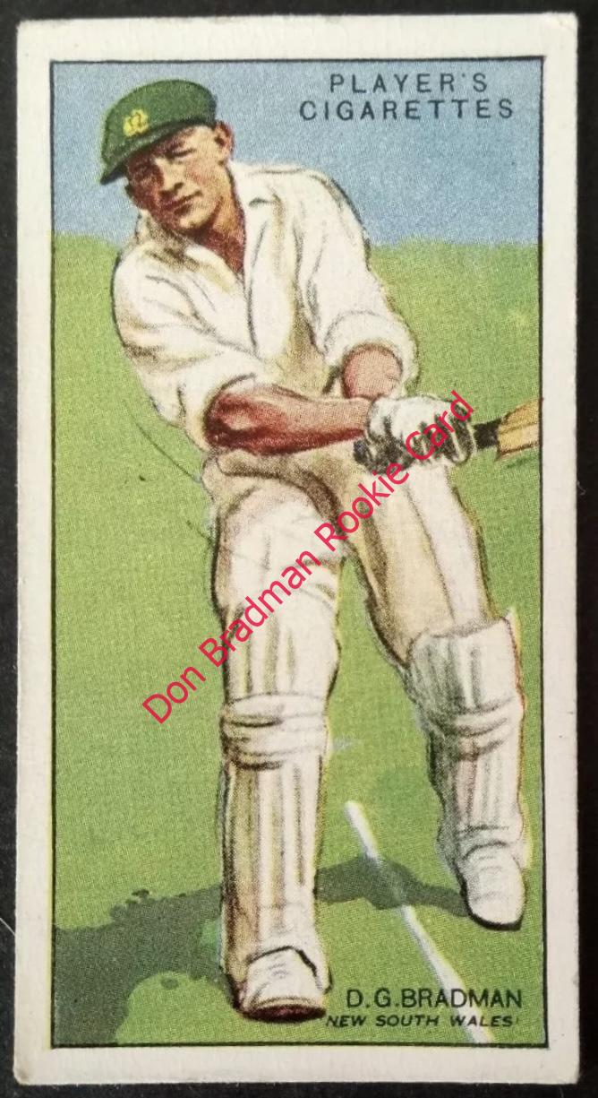 1 x single swap card Cricket Donald Bradman 